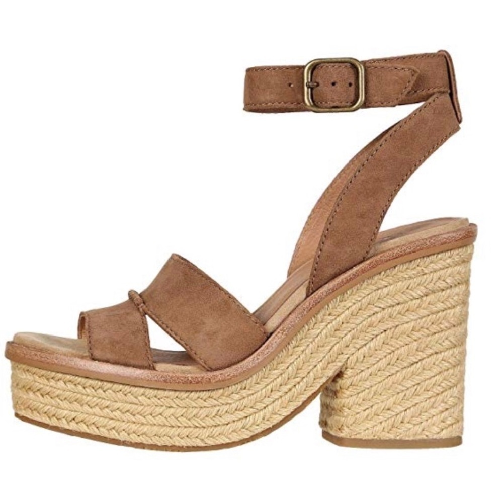 Ugg Carine Chestnut Sandal 9.5 New In Box - Picture 3 of 8
